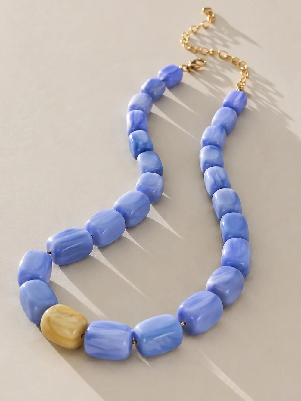 NWOT FREE PEOPLE Zephyr Stone Necklace | Light Blue MSRP $88